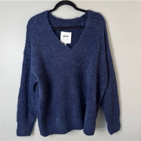 aerie Sweaters - Aerie Teddy Boulce Blue Sweater NWT